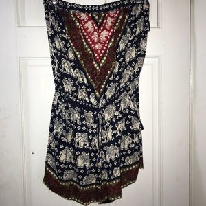 Boho elephant romper